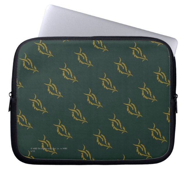 Protection Pour Ordinateur Portable Symbole floral TAURIEL™ (Devant)
