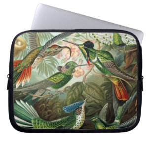 Protection Pour Ordinateur Portable tableau classique de la faune des oiseaux colibris