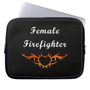 Protection Pour Ordinateur Portable Tatouage femelle de sapeur-pompier