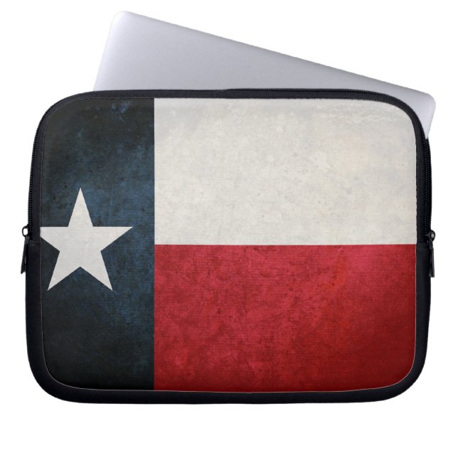 Protection Pour Ordinateur Portable Texas Flag ; Texan ; (Devant)