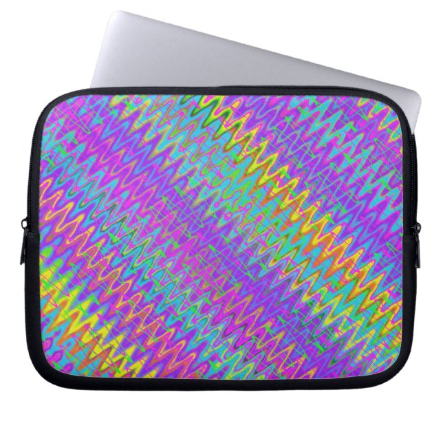 Protection Pour Ordinateur Portable Tie Dye Crazy Chevron (Devant)