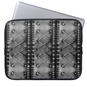 Protection Pour Ordinateur Portable Tige d'ordinateur portable Faux Laced en cuir mode
