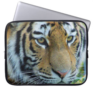 Protection Pour Ordinateur Portable Tigre de Sibérie, Tigre de l'Amour Manchon pour Or
