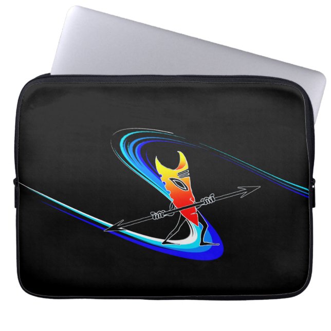 Protection Pour Ordinateur Portable Tiki Surfer (Devant)