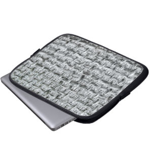 Protection Pour Ordinateur Portable Toile de jute grise