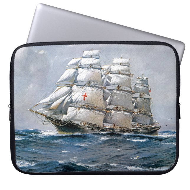 Protection Pour Ordinateur Portable Tondeuse de navigation de cuirassé (Devant)