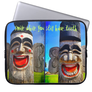 Protection Pour Ordinateur Portable Totum Bois Souriez Tandis Que Vous Avez Encore Cit