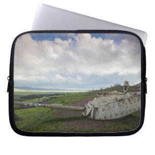 Protection Pour Ordinateur Portable Tour d'un char israélien pointant vers Qunietra