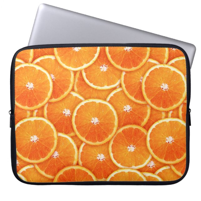 Protection Pour Ordinateur Portable Tranches de mandarine (Devant)