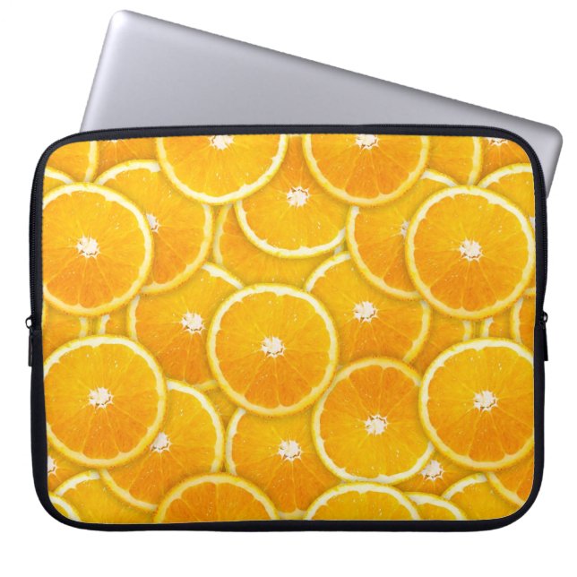 Protection Pour Ordinateur Portable Tranches orange (Devant)