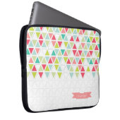 Protection Pour Ordinateur Portable Triangle Motif triangulaire triangulaire (Devant droit)