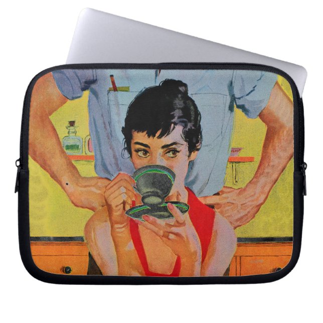 Protection Pour Ordinateur Portable Trop tard pour composer (Devant)
