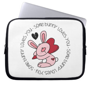 Protection Pour Ordinateur Portable Un Lapin T'Aime