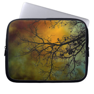 Protection Pour Ordinateur Portable Un matin orageux avec une manche d'ordinateur port