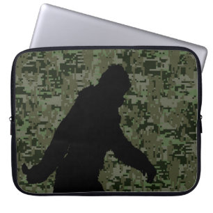 Protection Pour Ordinateur Portable Un squatchin pour le camouflage numérique d'Olive
