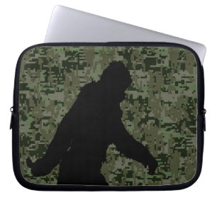 Protection Pour Ordinateur Portable Un squatchin pour le camouflage numérique d'Olive