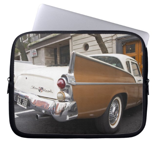 Protection Pour Ordinateur Portable Une voiture classique Studebaker Silver Hawk stati (Devant)