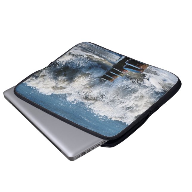 PROTECTION POUR ORDINATEUR PORTABLE VAGUES (Devant bas)