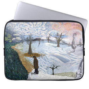 Protection Pour Ordinateur Portable Van Gogh : Paysage d'hiver