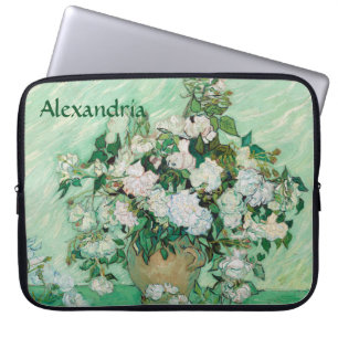 Protection Pour Ordinateur Portable Van Gogh Vase avec roses roses Vintages