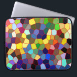 Protection Pour Ordinateur Portable Verre coloré Faux Tissu<br><div class="desc">Faux vitraux colorés. Si vous avez besoin d'aide pour customiser un de mes designs,  contactez le concepteur ArtOnWear. Mise en forme de texte gratuite avec aide en direct disponible sur demande.</div>