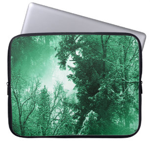 Protection Pour Ordinateur Portable Vert hiver...