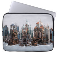 Ville de fantasy futuriste Art de paysage urbain S