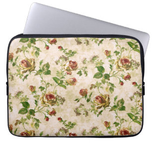 Protection Pour Ordinateur Portable Vintage Cottage d'Antiquité Roses