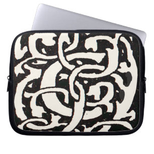 Protection Pour Ordinateur Portable Vintage Monogram C Art Nouveau Letter