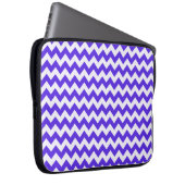 Protection Pour Ordinateur Portable Violet bleu Chevron (Devant droit)