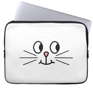 Protection Pour Ordinateur Portable Visage mignon de chat