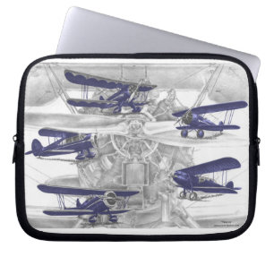 Protection Pour Ordinateur Portable Waco biplane