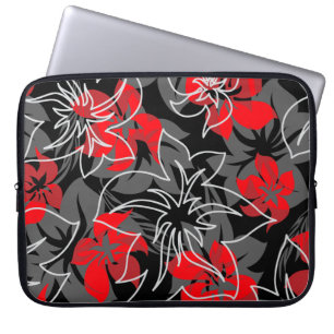 Protection Pour Ordinateur Portable Wailea Hibiscus Néoprène hawaïen