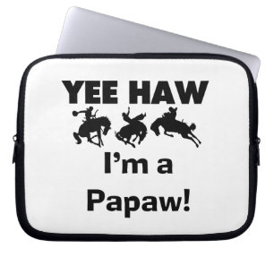 Protection Pour Ordinateur Portable Yee Haw Je suis une Papaw Tshirts and Gifts