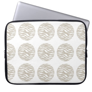 Protection Pour Ordinateur Portable Zebra Print Pois Electronique Sleeve