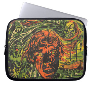 Protection Pour Ordinateur Portable Zombies Halloween vintage, street art graffiti