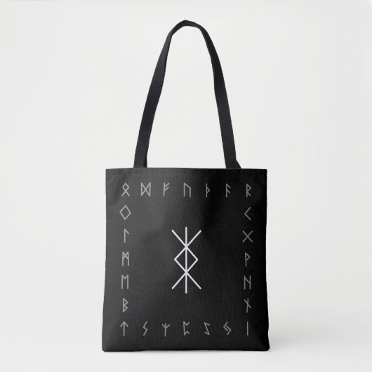 Protection Rune symbol talisman canvas tas (Voorkant)