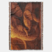 Protective Elephant Deken (Voorkant Verticaal)