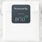 Protégé Par Arlo Decal / Stickers (Sac)