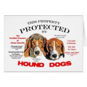 Protégé par les chiens de chien (Devant horizontal)