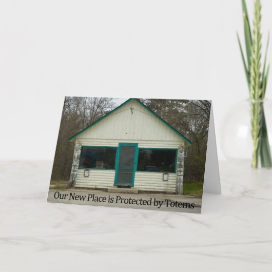 Protégé par les totems - Drôle carte de changement (Devant)