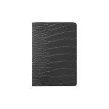 Elégante peau de crocodile noir