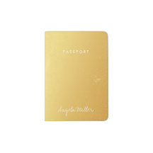 Passeport - Nom Gold Confetti