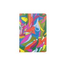 Titulaire Abstrait de passeport Sharpie Art