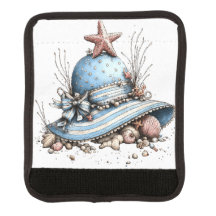 CHAPEAU D'ÉTÉ ROUGE BLANC BLEU PASTEL