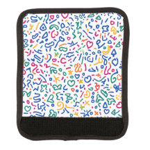 Doodle amusant coloré formes vibrantes
