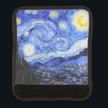 Protège Poignée Pour Bagage La nuit étoilée de Van Gogh<br><div class="desc">Peinture à l'huile du maître hollandais Vincent Van Gogh (1853-1890) Probablement son tableau le plus célèbre, Van Gogh peint "La Nuit étoilée" en 1889 de mémoire alors qu'il se trouvait dans un asile en France où il s'est enregistré pour la dépression. Dans le tableau, il y a la lune, Vénus...</div>