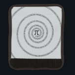 Protège Poignée Pour Bagage Pi spirale Cliquez sur Personnaliser pour changer<br><div class="desc">Un symbole Pi et des chiffres d'une manière graphique en spirale présentés sur un arrière - plan gris vous pouvez facilement customiser à la couleur de votre choix. Assurez-vous de customiser la couleur de l'avant et de l'arrière des produits avec deux côtés ou plusieurs éléments. Changez facilement la couleur du...</div>