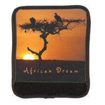 Rêve romantique d'Afrique photo coucher de soleil
