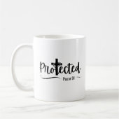 Protégé - Psaume 91 Bible Verse Écriture Mug (Gauche)